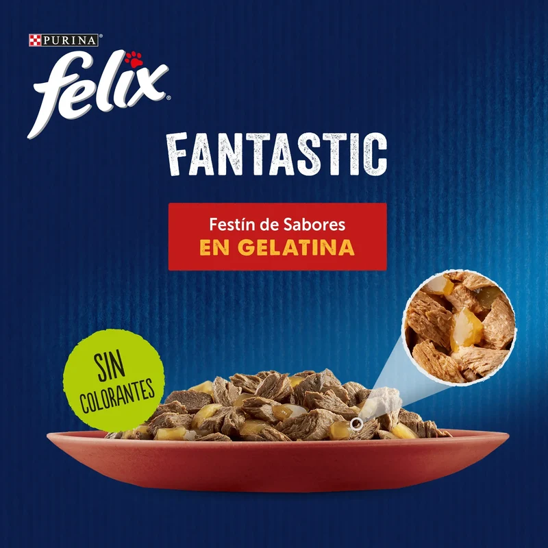 Felix Fantastic Carnes Pack 4X85 g