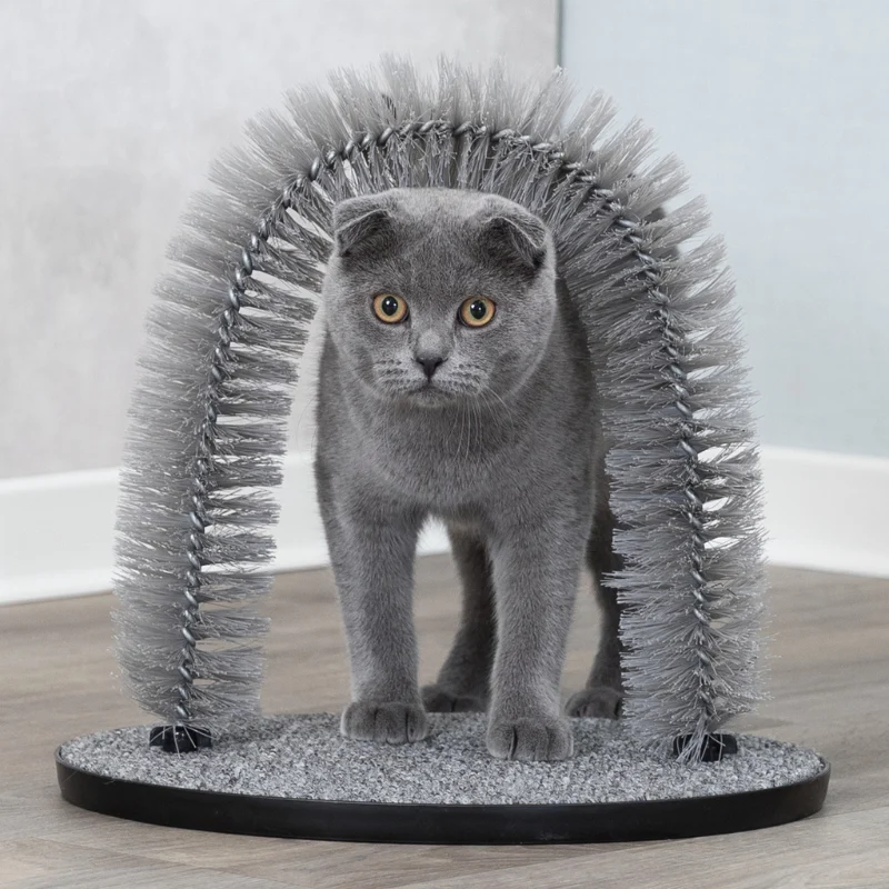 ARCO DE MASAJE Y CUIDADO PELAJE GATOS