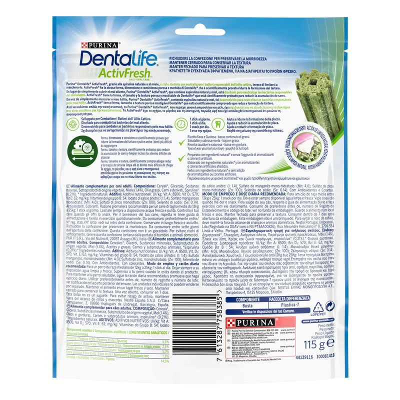 Dentalife Activfresh Dog Medium 5 Sticks