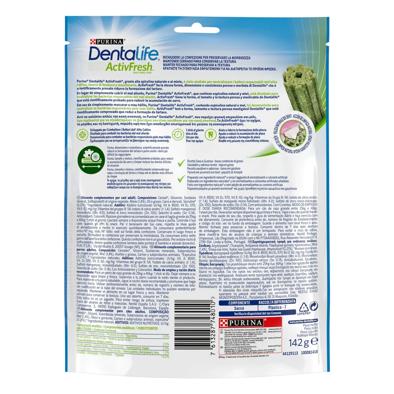 Dentalife Activfresh Dog Large 4 Sticks
