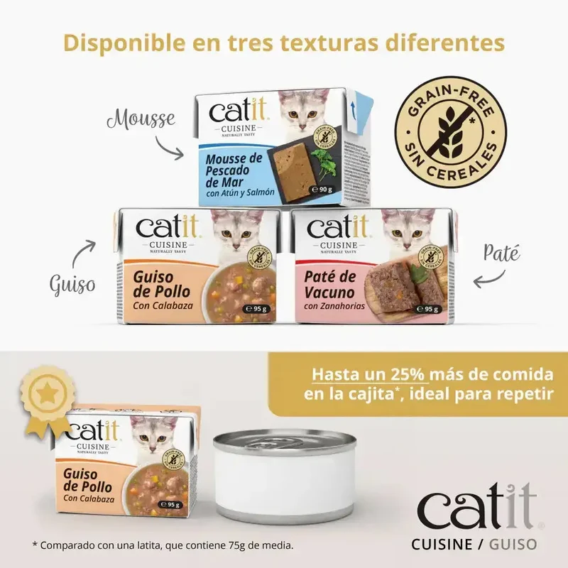 Catit Cuisine Guiso de Pollo con Calabaza 95 g