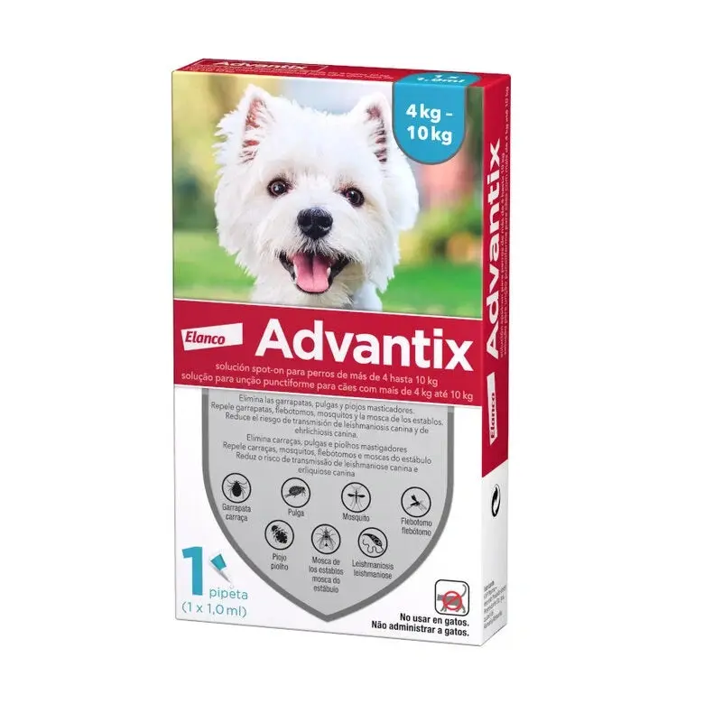 Advantix Pipetas Antiparasitarias 1 ud para Perros
