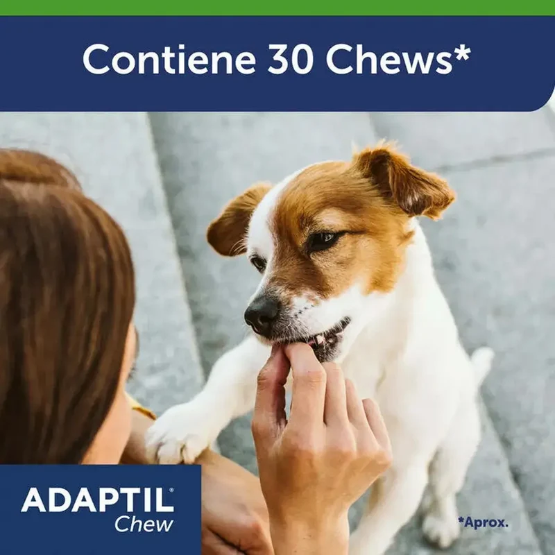 Adaptil Chews 30 Comprimidos Masticables Antiestrés y Relajante para Perros