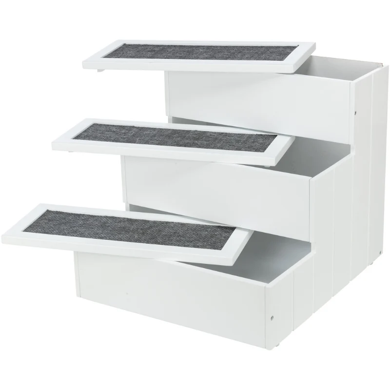 ESCALERA BLANCA PARA PERROS Y GATOS