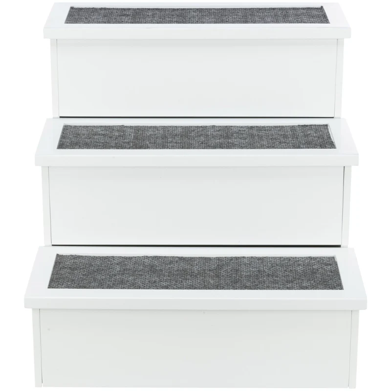 ESCALERA BLANCA PARA PERROS Y GATOS