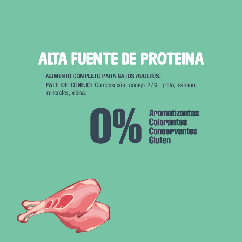 NUTRIPLUS GATOS COMIDA HUMEDA CONEJO 12x85 GR