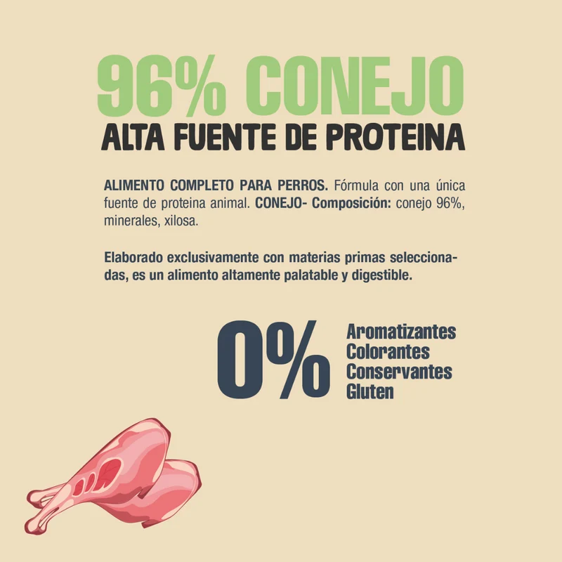 NUTRIPLUS PERROS COMIDA HUMEDA CONEJO 6x400 GR