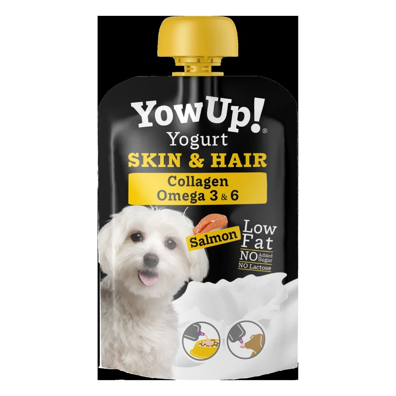 YOW UP POUCH YOGUR PERROS SKIN&HAIR CAJA DISPLAY 10X115GR