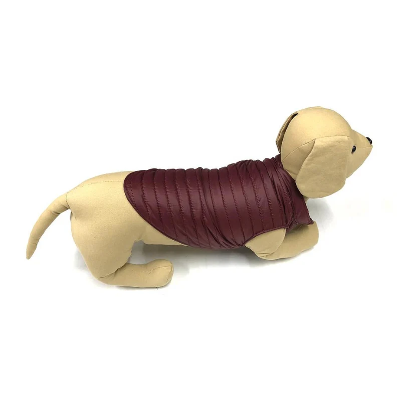 CHALECO PERRO ACOLCHADO RAYAS