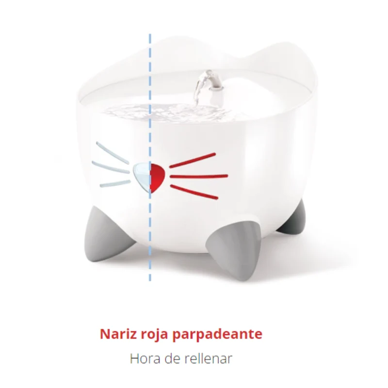 FUENTE 2,5 L CATIT PIXI DE COLORES