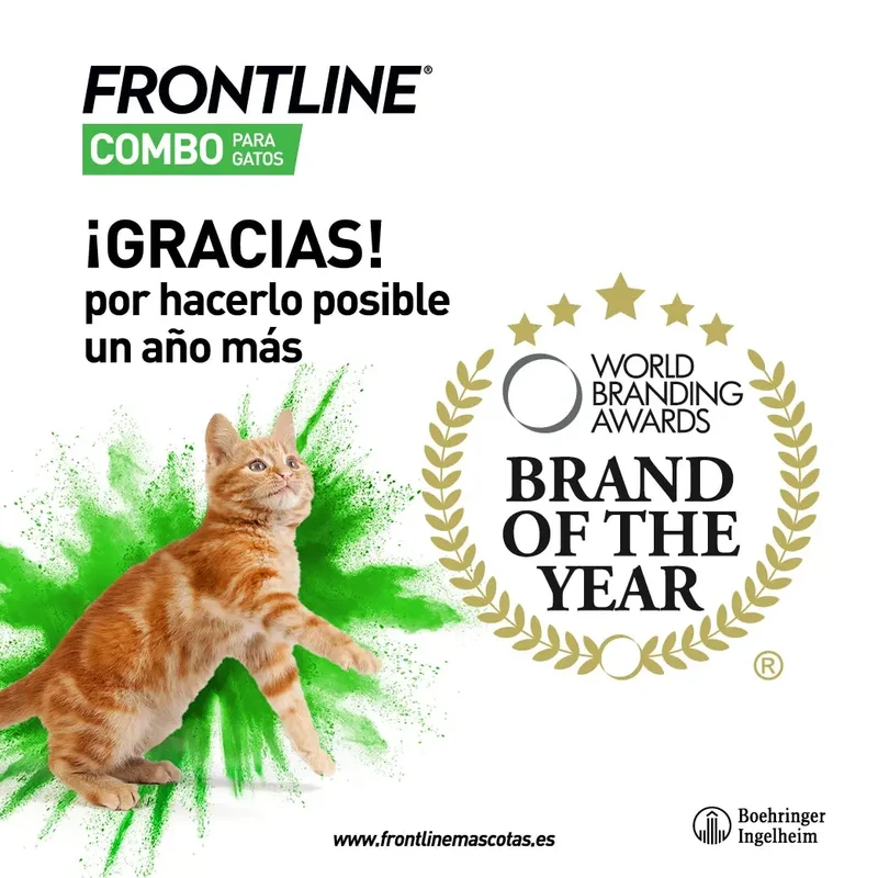 Frontline® Combo Antiparasitario Spot On para Gatos 3 Pipetas