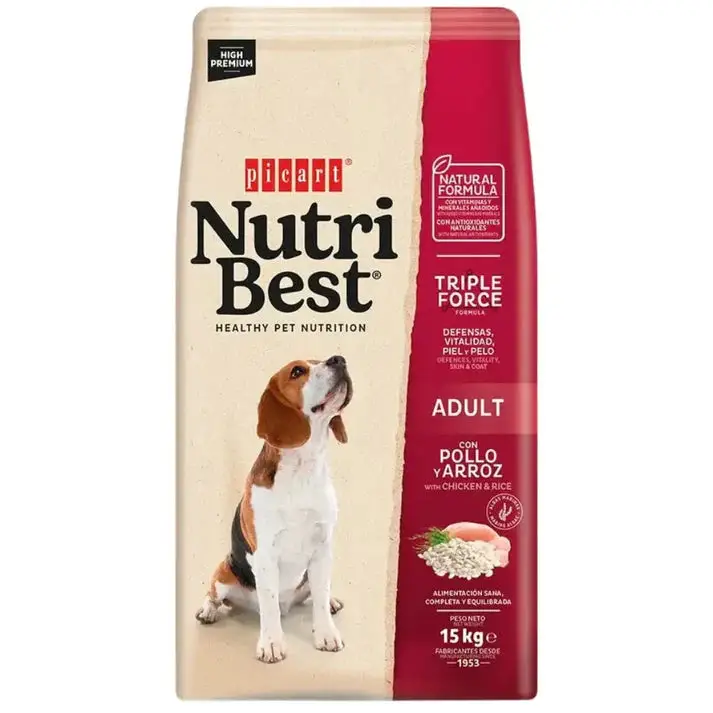 Picart Nutribest Adult Chicken & Rice Pienso de Pollo y Arroz para Perros
