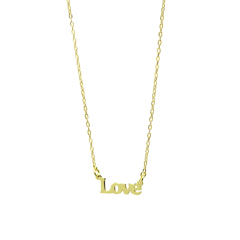 Collar Love de Plata 925 Personalizado
