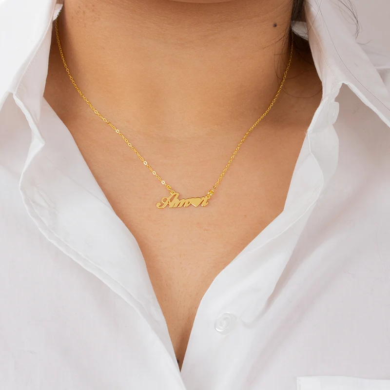 Collar Amor Classic de Plata 925 Personalizado
