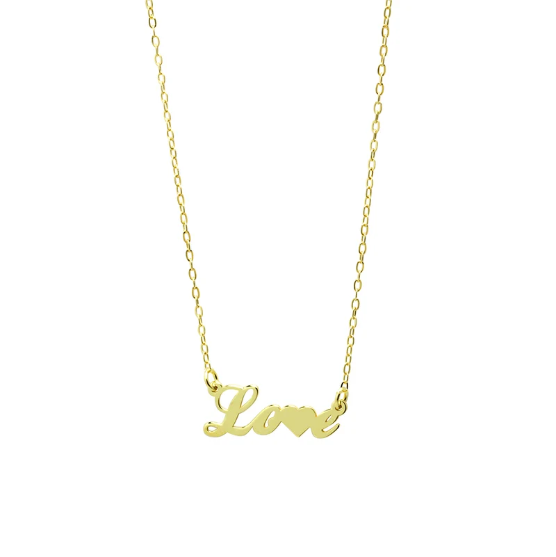Collar Love Classic de Plata 925 Personalizado