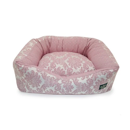 CAMA PERRO ROSA DESENFUNDABLE