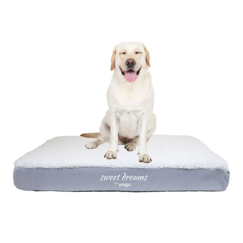 COLCHON VISCOELASTICO PERRO GRANDE YAGU GRIS