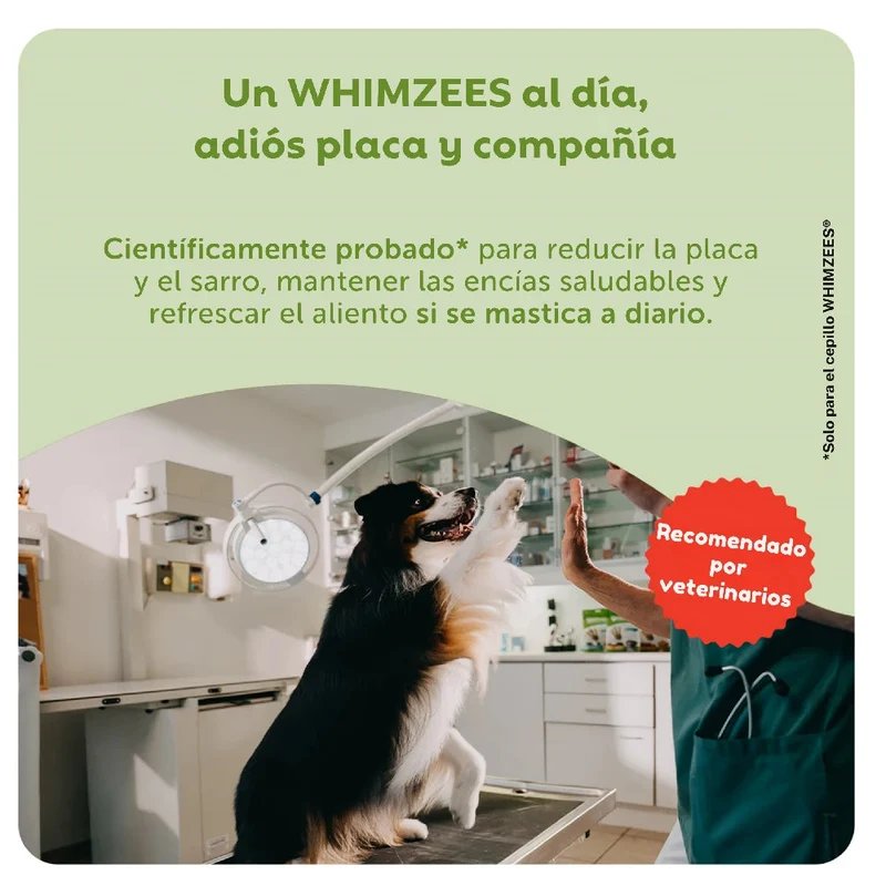 Whimzees Cocodrilo Mix Bolsa 360 g Snack Dental para Perros