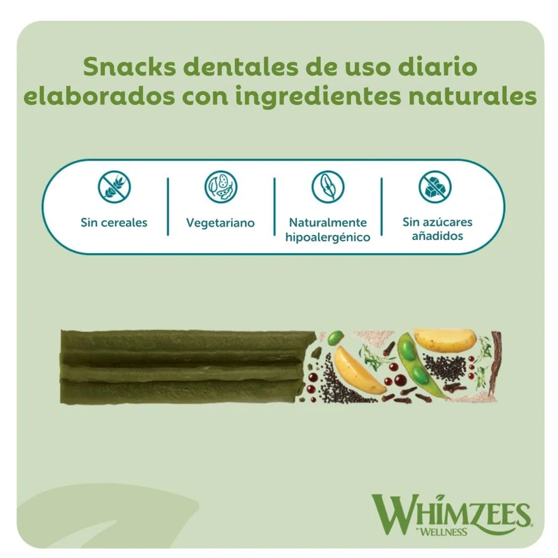 Whimzees Hueso Estrella Snack Dental para Perros Bolsa 420 g