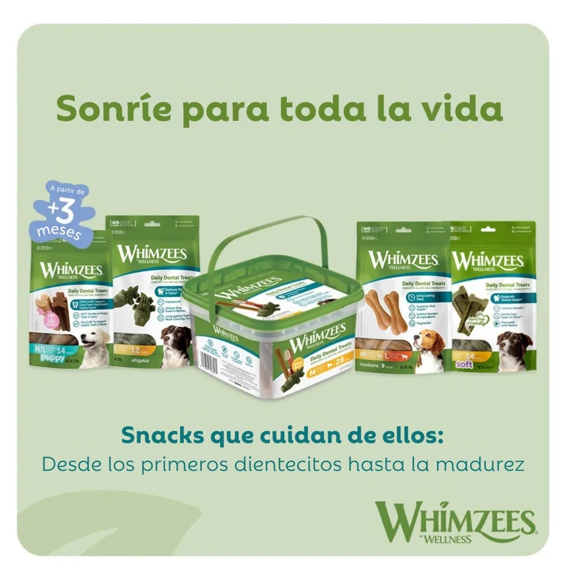 Whimzees Cepillo M Week Bolsa 7 uds
