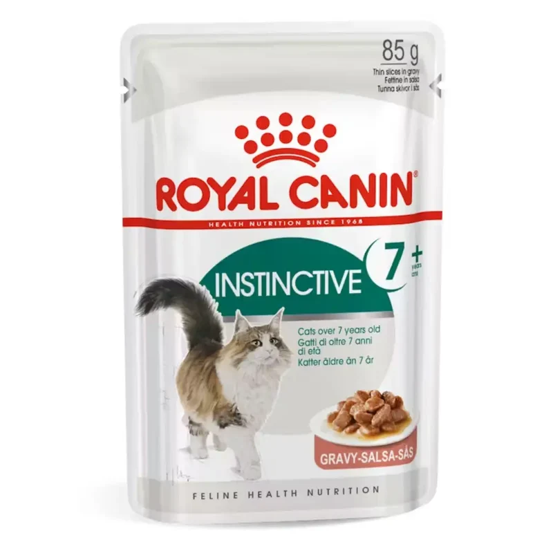 Royal Canin Instinctive 7+ en Salsa 85 g Comida Húmeda para Gatos