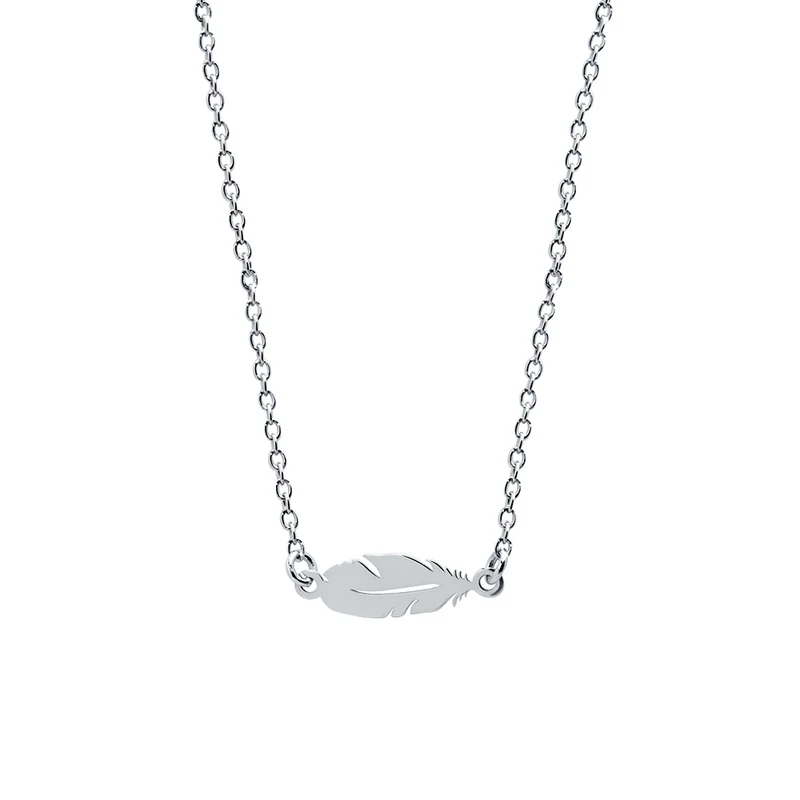 Collar Pluma de Plata 925