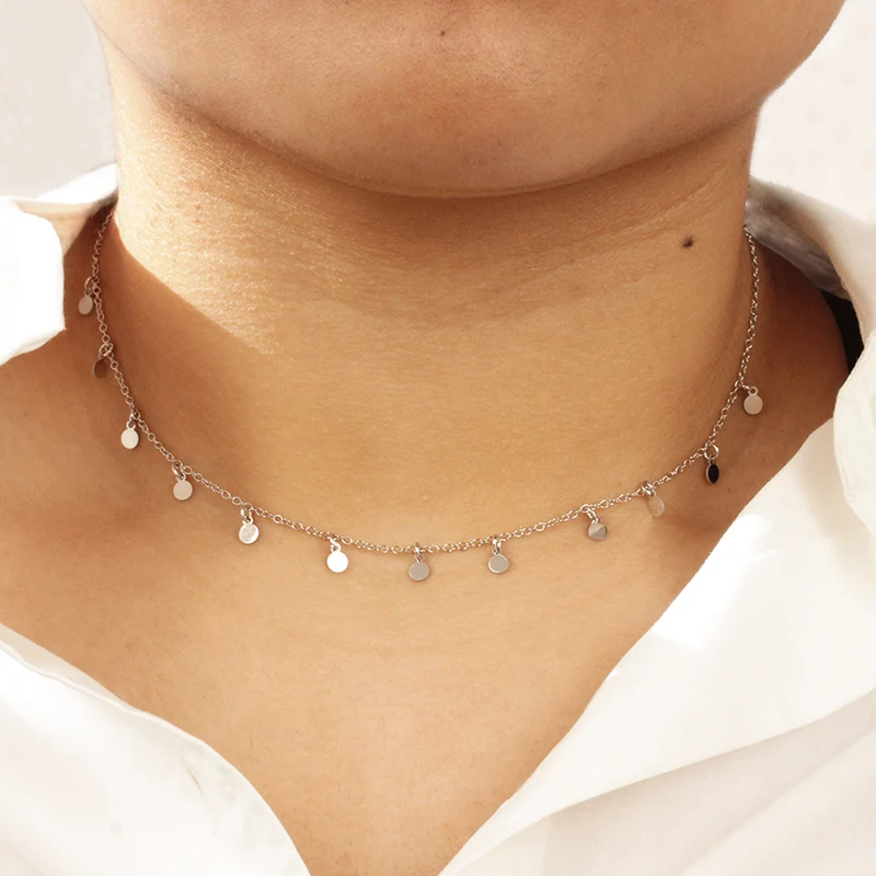 Collar Circle de Plata 925 Personalizado