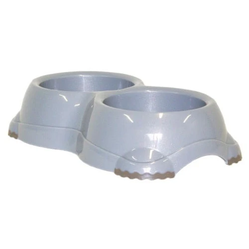 COMEDERO SMARTY PERRO DOBLE Nº2 2 x 645 ml