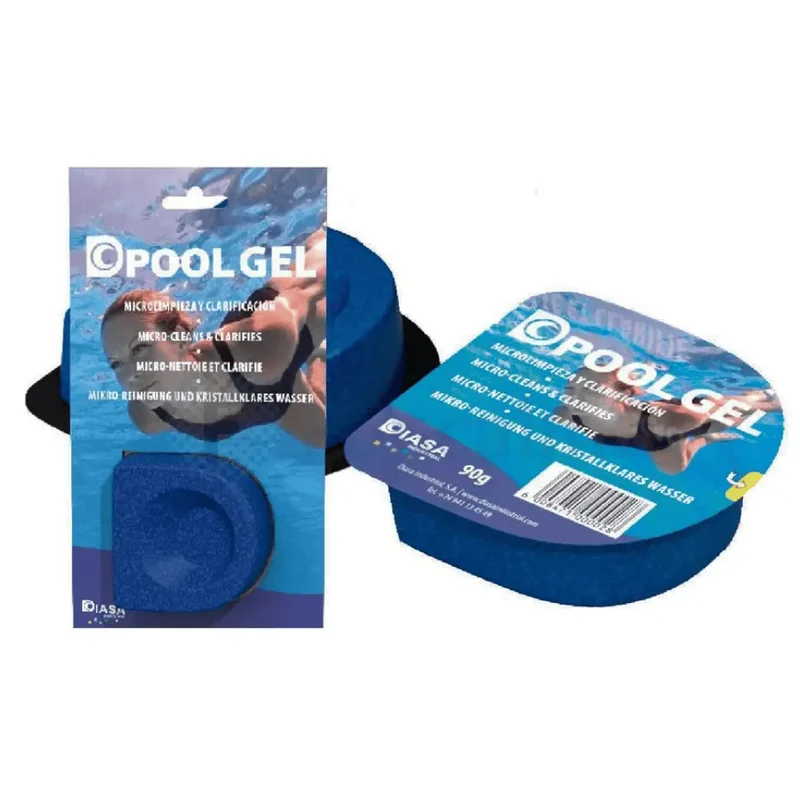 DPool Gel Floculante Clarificante 90 g Agua Transparente para Piscinas