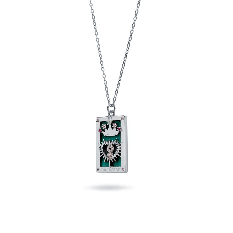 Collar Le Tarot La Emperatriz de Plata 925