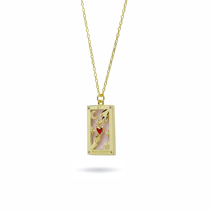 Collar Le Tarot El Enamorado de Plata 925