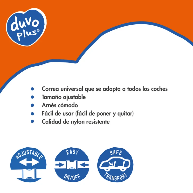 ARNES SEGURIDAD PARA COCHE + CINTURON