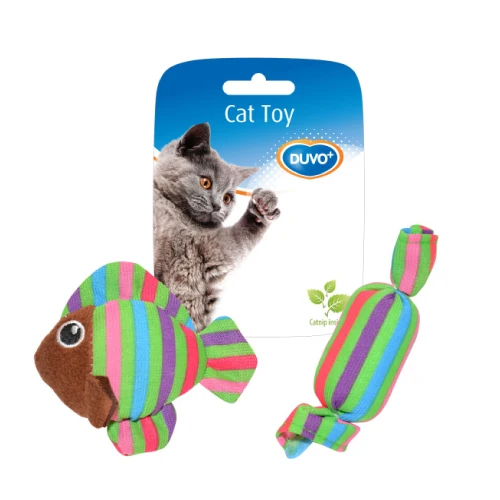 JUGUETE GATO PEZ Y CARAMELO