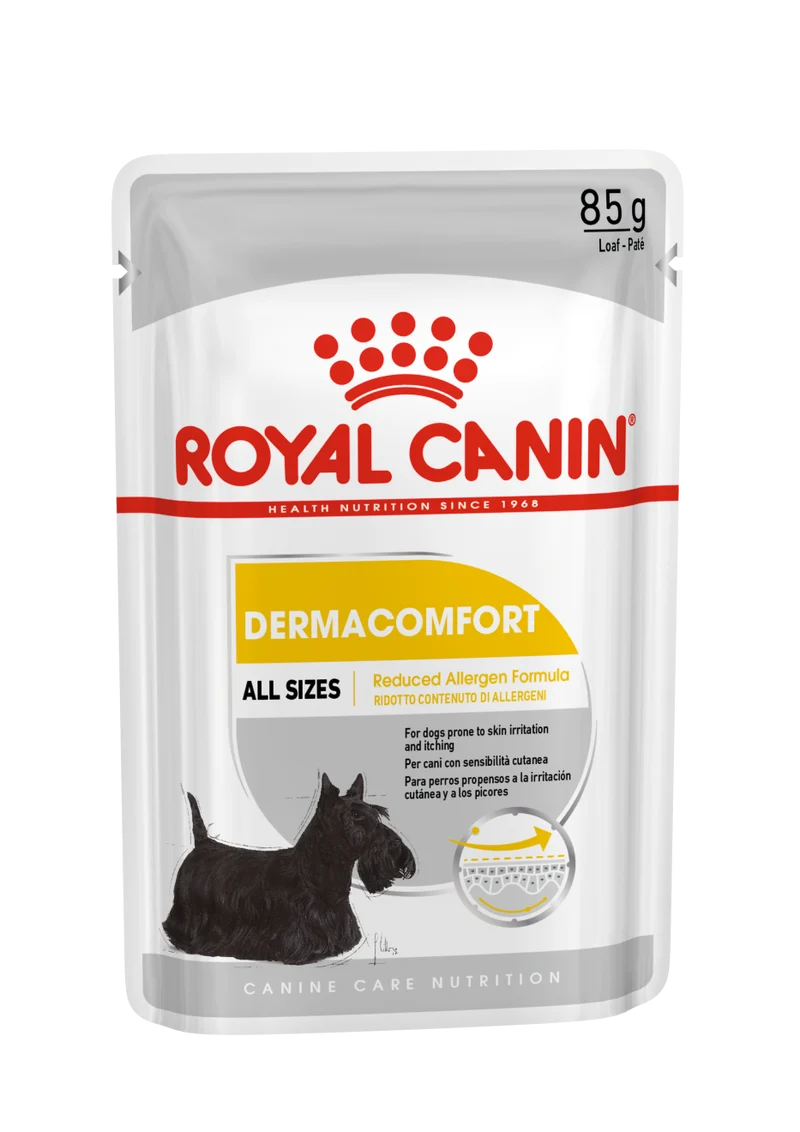 Royal Canin Dermacomfort Care Paté 85 g Comida Húmeda para Perros