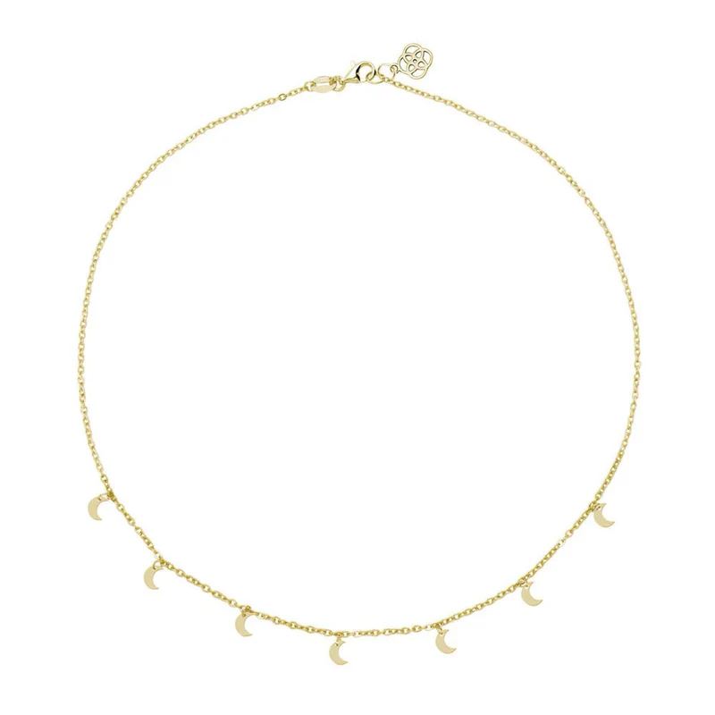Collar Lunas de Oro