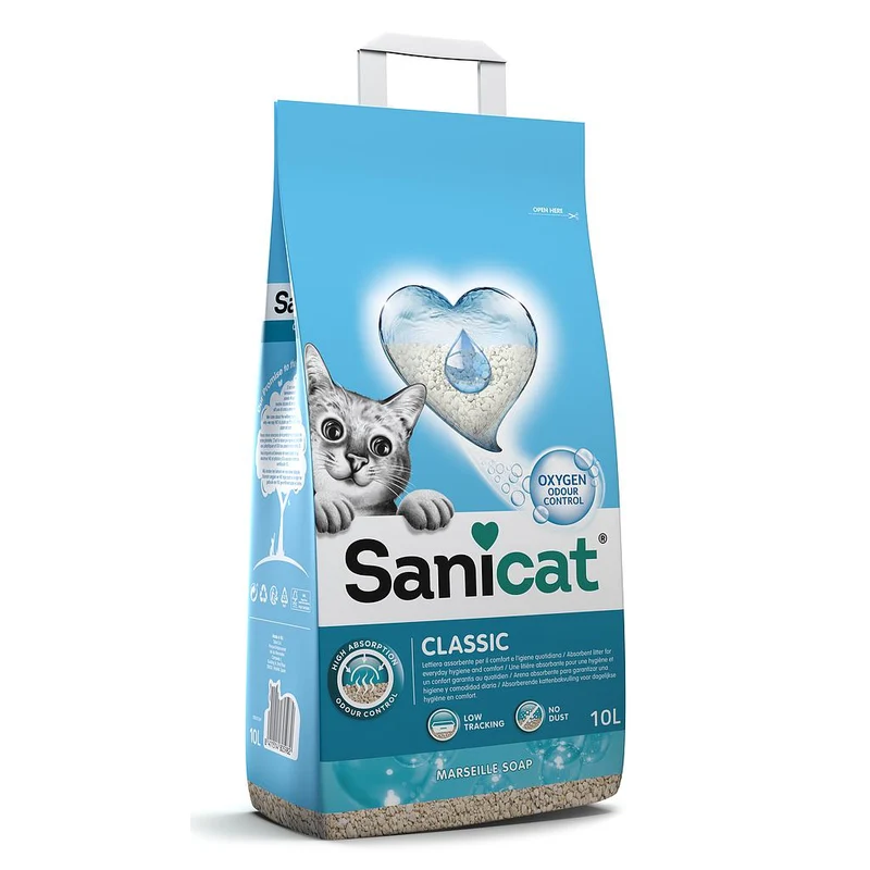 SEPIOLITA ABSORBENTE SANICAT CLASSIC MARSELLA OXIGEN POWER 3 X 10 L