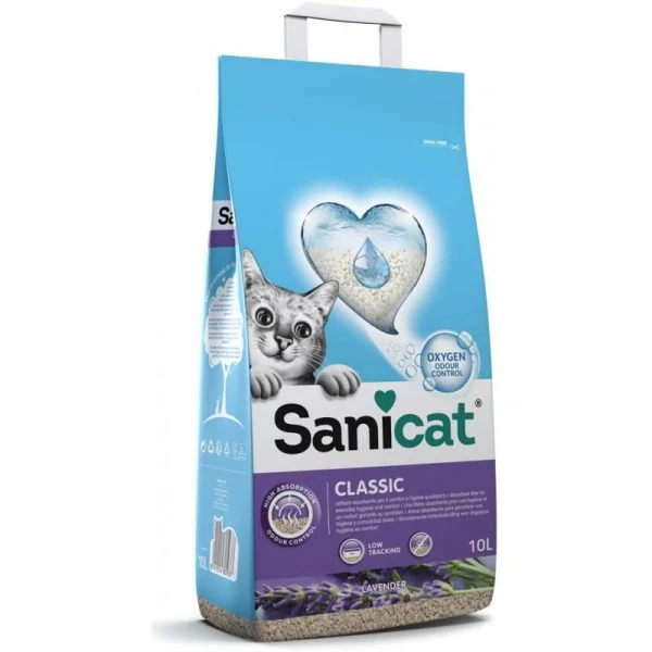 SEPIOLITA ABSORBENTE SANICAT CLASSIC AROMA LAVANDA SUPERPLUS 3 X 10 LTS