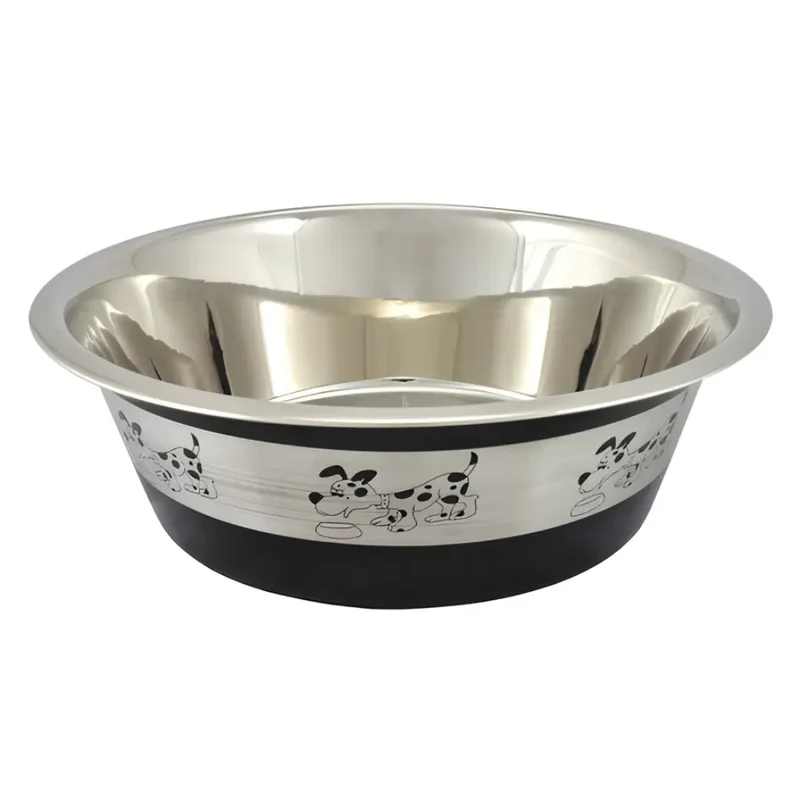 Comedero Antideslizante Oslo Negro 2,83L