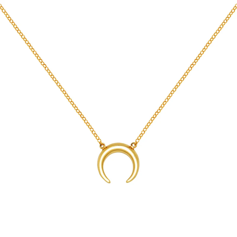 Collar Crescent Moon de Plata 925