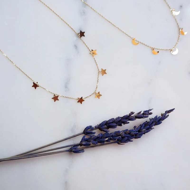 Collar Estrellas de Oro para Mujer