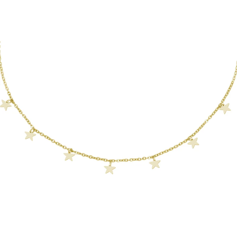 Collar Estrellas de Oro para Mujer