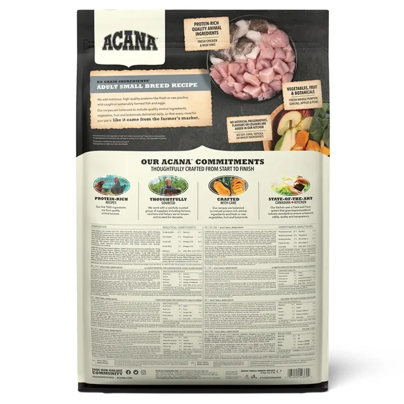 Acana Adult Small Breed Pienso para Perros de Raza Pequeña