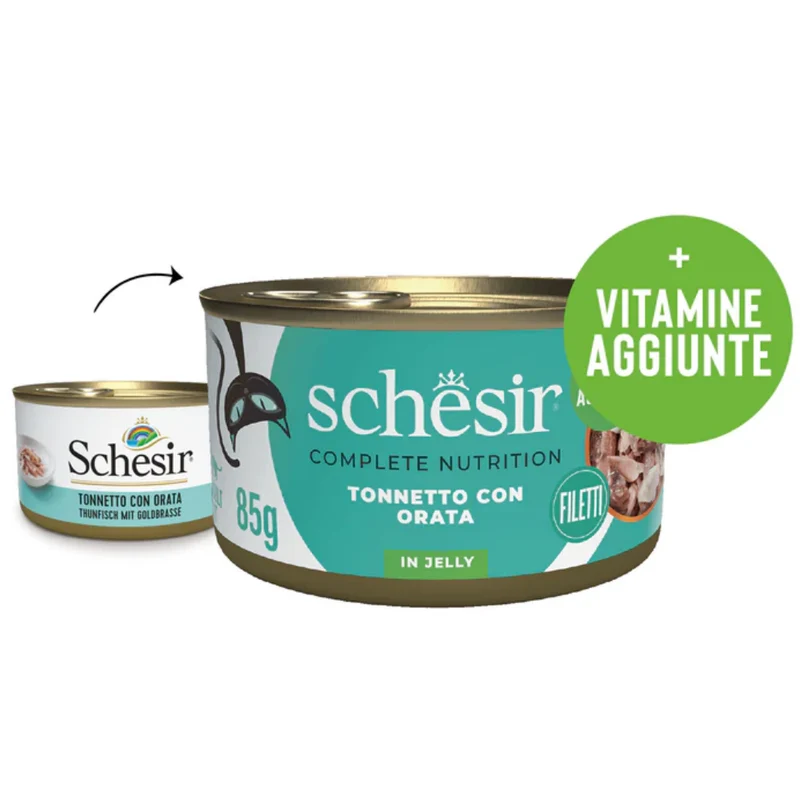 Schesir Lata de Gato 85 g Atún y Dorada
