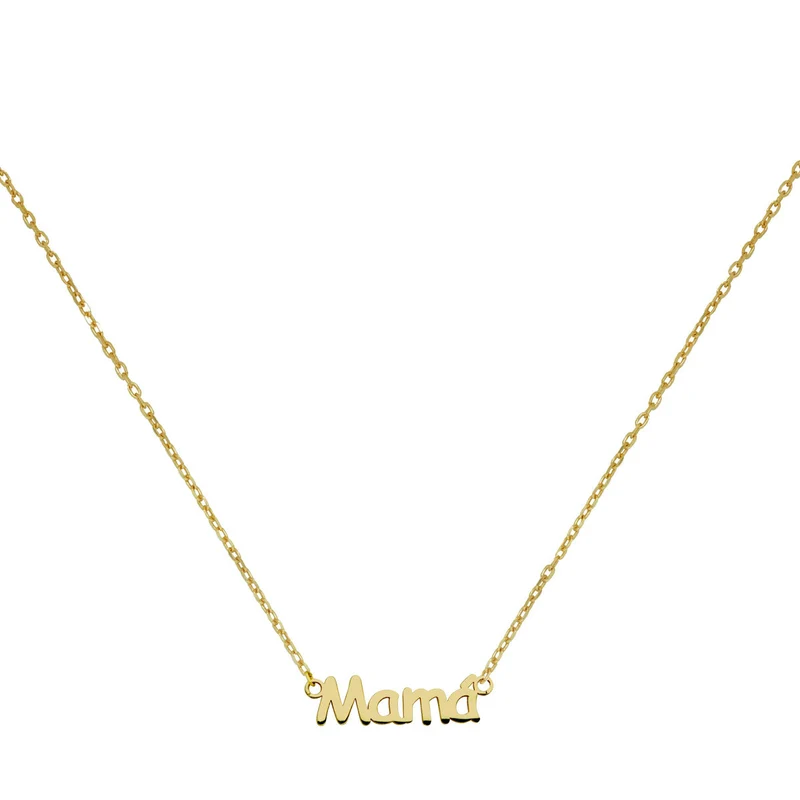 Collar Mamá de Oro Personalizado