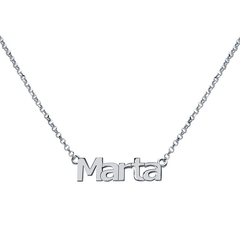 Collar de Plata 925 con Nombre Grabado