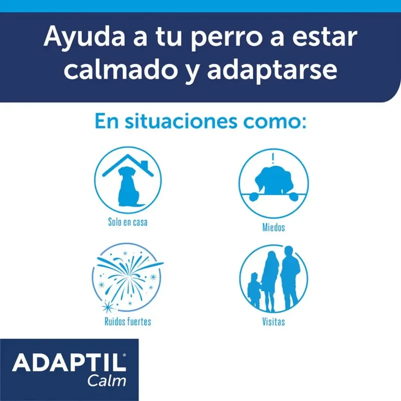 Adaptil Calm Difusor + Recambio 48 ml Reduce el Estrés en Perros