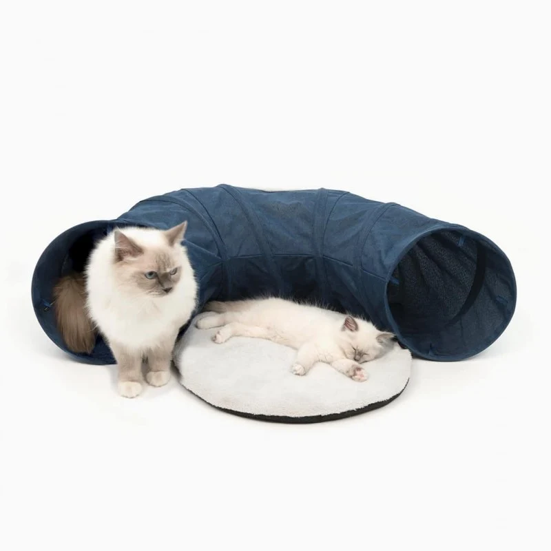 CATIT VESPER TÚNEL CON CAMA GATOS