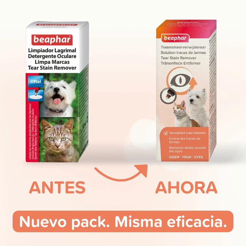Beaphar Limpiador Lagrimal Perro y Gato 50 Ml