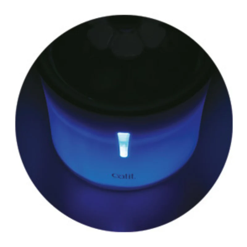 FUENTE 3 L FLOWER LED DE ACERO INOX. CATIT