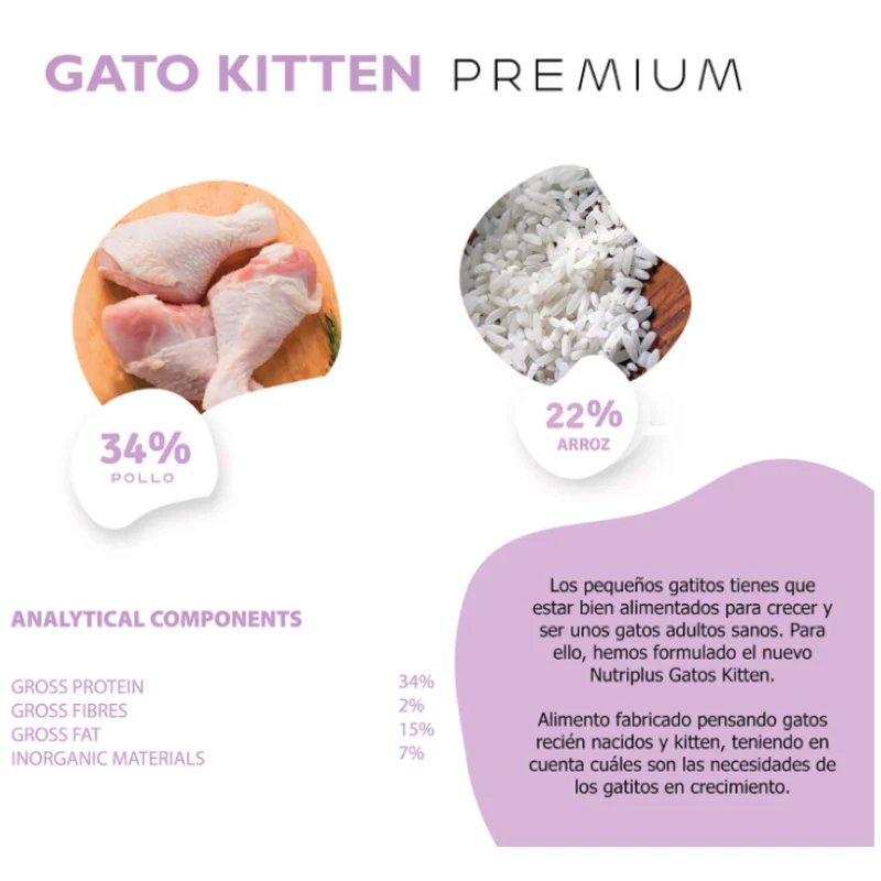 NUTRIPLUS GATOS KITTEN 2 KG